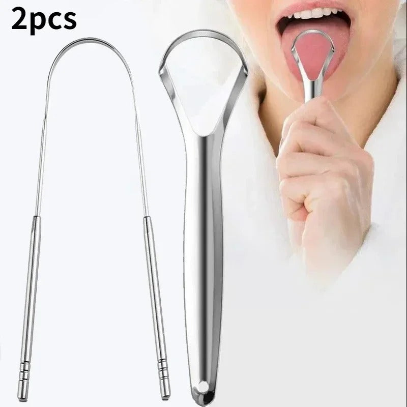 Two Piece Tongue Scraper